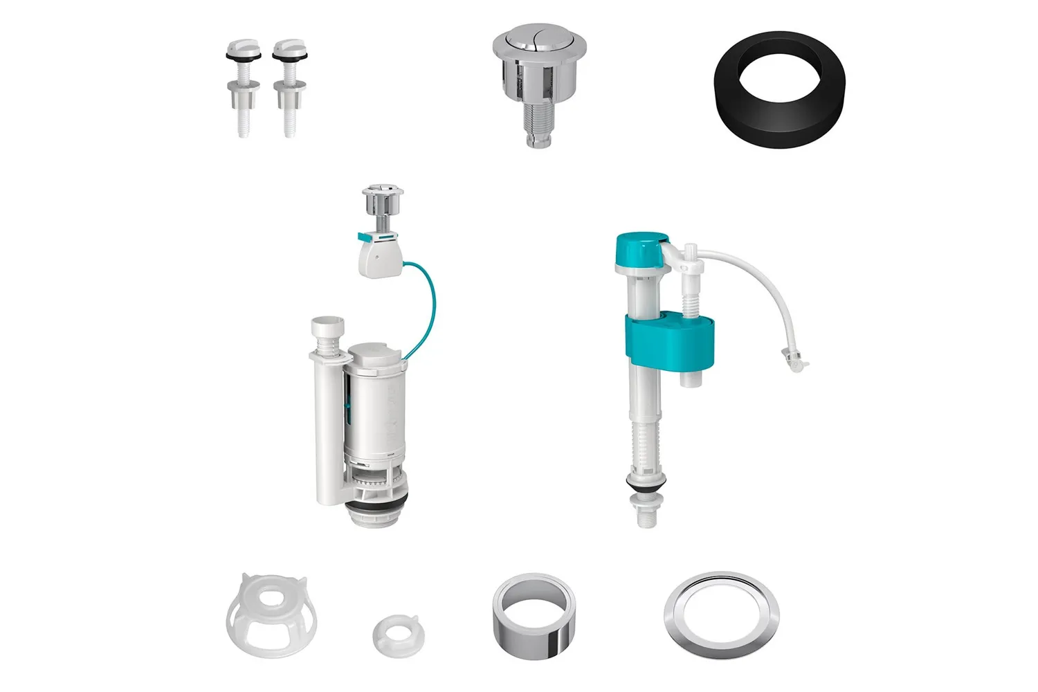 Imagem do produto 1100.SI.60.01 KIT UNIVERSAL DUPLO ACIONAMENTO CAIXA ACOPLADA DECA