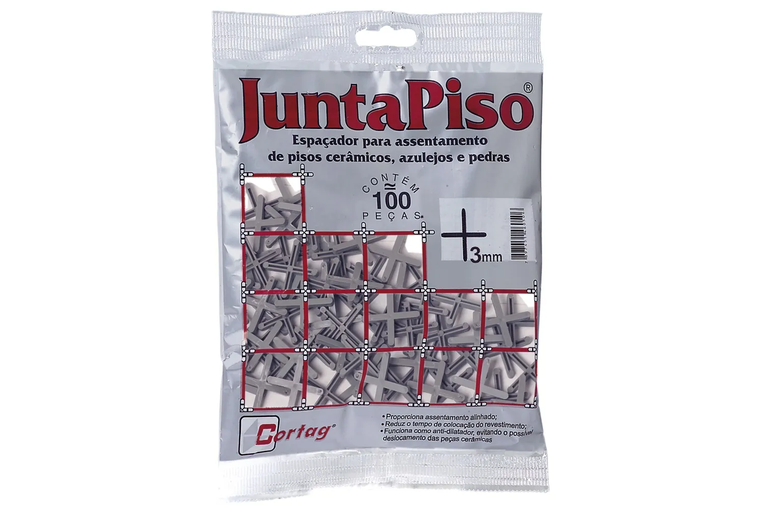 Imagem do produto 60510 - ESPAÇADOR JUNTA PISO 3 MM CORTAG