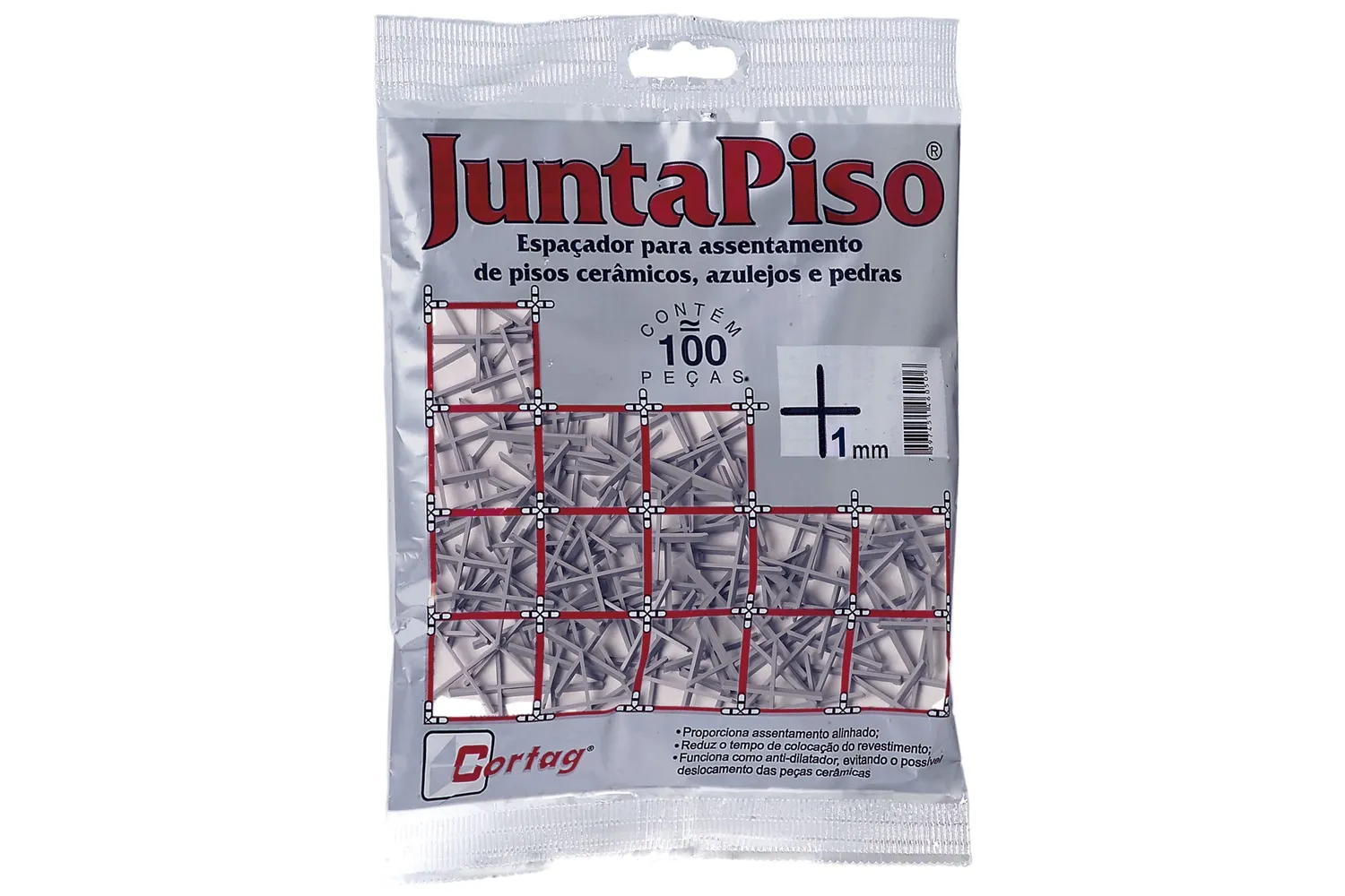Imagem do produto 60505 - ESPAÇADOR JUNTA PISO 1 MM CORTAG